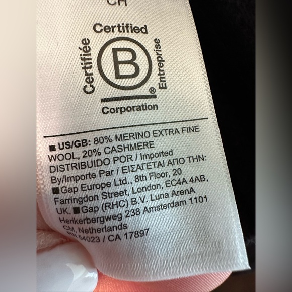 MERINO EXTRA FINE WOOL CASHMERE Wrap Turtleneck Small ATHLETA Azalea Sweater NWT - Picture 7 of 14